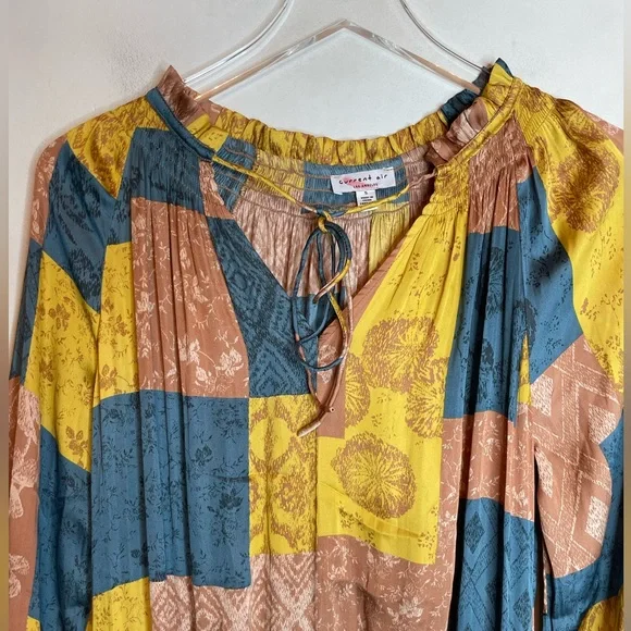 Current Air Los Angeles Pleated Long Sleeve Mini Dress S - Picture 3 of 5